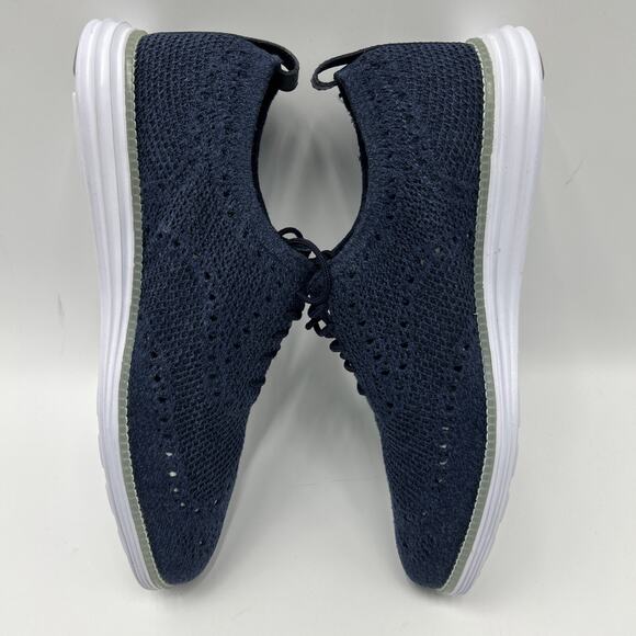Cole Haan Original Grand Men’s 11M Dress Casual Shoes Navy Stitchlite Wingtip main image 3